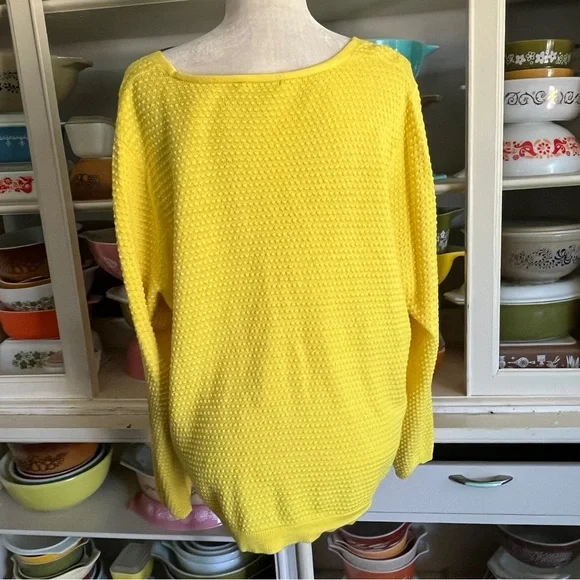 Draper James RSVP Sunny Yellow Cardigan - Size 2X - Picture 6 of 15